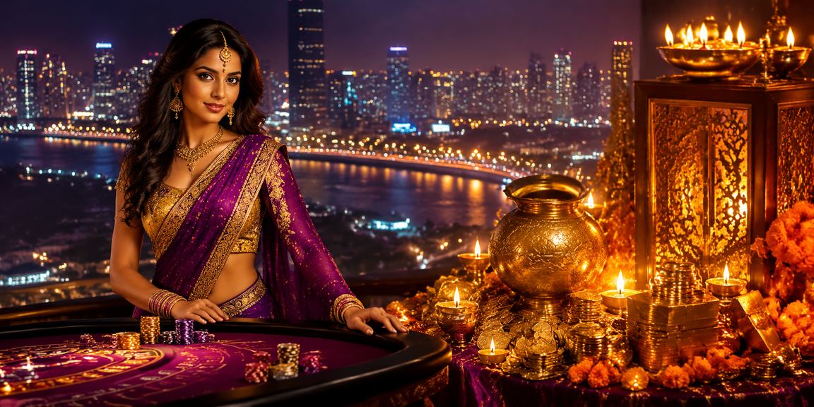 Mumbai Bandra lottery and Diwali festival scene